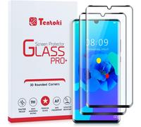 Tempered Glass For Huawei P30 Pro, [Pack Of 2] [Full Coverage] Hd Screen Protector Film, [Bubble-Free, Easy To Install] 9h Hardness