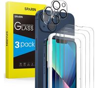 Tempered Glass For Iphone 13 6.1 Inch, Contain 3 Pieces Screen Protectors And 2 Pieces Rear Camera Protector, Glass Protection With Easy Alignment Tool, Hd