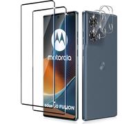 Tempered Glass For Motorola Moto Edge 50 Fusion, 2 X Screen Protectors And 2 X Rear Camera Protectors, Scratch-Resistant, 9h Glass, Hd Transparent