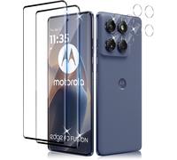 Tempered Glass For Motorola Moto Edge 60 Fusion, 2 X Screen Protectors And 2 X Rear Camera Protectors, Scratch-Resistant, 9h Glass, Hd Transparent