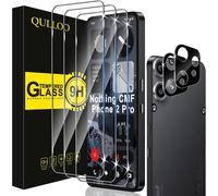Tempered Glass For Nothing Cmf Phone 2 Pro, 2 Pieces Screen Protectors And 2 Pieces Rear Camera Protector, 9h Hardness Film Screen Protector Hd Clarity Anti Scratch Glass Protection