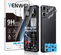 Tempered Glass For Nothing Cmf Phone 2 Pro Protection Screen, 2 Pieces Screen Protector Film And 2 Pieces Rear Camera Protector, Anti-Scratch, 9h Hardness Glass, Bubble-Free