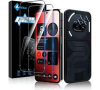 Tempered Glass For Nothing Phone 2a With Rear Camera Protector [2+1 Pieces], Individual Camera Lens Protection For All Cases, 9h Hardness Hd Glass Screen Protector Film