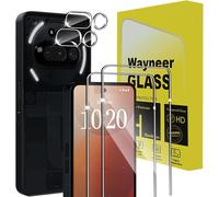 Tempered Glass For Nothing Phone 3a, [2+2 Pieces] Glass Screen Protector Camera, 9h Hardness Ultra Hd Anti-Scratch Film Screen Protector