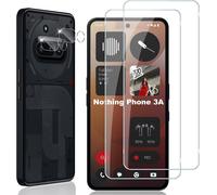 Tempered Glass For Nothing Phone 3a 5g, 2 Pieces Screen Protector Film With 2 Pieces Rear Camera Protector, 9h Hardness Film Lens Ultra Hd Tempered Glass