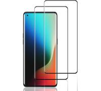 Tempered Glass For Oppo Find X5, 2 Pieces Glass Screen [3d Curved Full Coverage] [High Sensitivity] [Bubble Free] Screen Protector Glass
