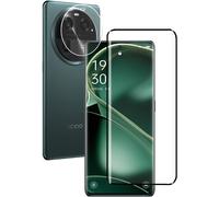 Tempered Glass For Oppo Find X6 5g, 1 Piece 3d Screen Protector And 1 Piece Rear Camera Protector, 9h Hardness, Bubble-Free, Anti-Scratch, Easy To Install