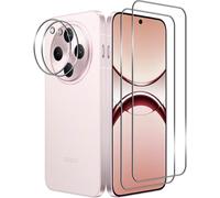 Tempered Glass For Oppo Find X8, 2 Piece Screen Protector And 2 Pieces Rear Camera Protector, 9h Hardness, Hd, Anti-Scratch, Bubble-Free, Easy To Install