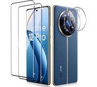 Tempered Glass For Realme 12 Pro / 12 Pro+ / 12 Pro Plus 5g, 2 X Screen Protectors And 2 X Rear Camera Protectors, Anti-Scratch, 9h Hardness Glass, Hd Transparent