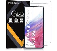 Tempered Glass For Samsung Galaxy A53 5g/A52s 5g/A52, Pack Of 2, Samsung Galaxy A53 Screen Protector, 9h Hardness Glass, Anti-Scratch, Bubble-Free, High Definition (6.5 Inches)