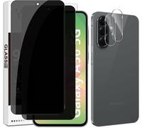 Tempered Glass For Samsung Galaxy A56 5g Anti-Spy, 2 Pieces Privacy Screen Protector And 2 Pieces Rear Camera Protector For Samsung A 56 5g, 9h Hardness Anti-Spy Film