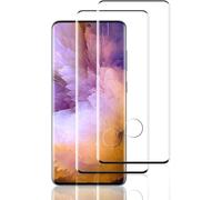 Tempered Glass For Samsung Galaxy S20 Ultra, 2 Pieces Tempered Glass Protection [3d Curved Full Coverage] [High Sensitivity] [Bubble Free] Film