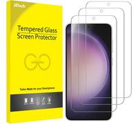 Tempered Glass For Samsung Galaxy S23+/S23 Plus 5g 6.6 Inch, Fingerprint Id Compatible, Screen Protector, Hd Transparent, 3 Pieces