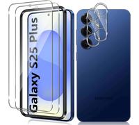 Tempered Glass For Samsung Galaxy S25 Plus, 2+2 Pieces Screen Protector Film And Rear Camera Protector With Installation Tools, 9h Hardness High Definition Bubble-Free