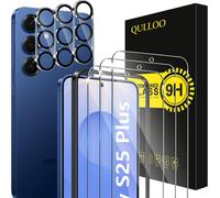 Tempered Glass For Samsung Galaxy S25 Plus/S25+ 5g, 3 Pieces Screen Protectors And 3 Pieces Rear Camera Protector, 9h Hardness Screen Protector Hd Clarity Anti-Scratch Glass Protection