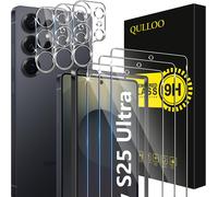 Tempered Glass For Samsung Galaxy S25 Ultra 5g, 3 Pieces Screen Protectors And 3 Pieces Rear Camera Protector, 9h Hardness Screen Protector Hd Clarity Anti-Scratch Glass Protection Film