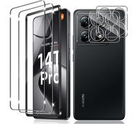 Tempered Glass For Xiaomi Mi 14t Pro, 2+2 Pieces Screen Protector Film And Rear Camera Protector, 9h Hardness Film High Definition Bubble-Free