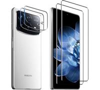 Tempered Glass For Xiaomi Mix Fold 4, 2 Pieces 3d Screen Protector And 2 Pieces Rear Camera Protector, Anti-Scratch, Hd Ultra Clear Hardness, 9h Glass