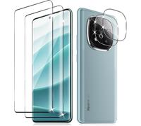 Tempered Glass For Xiaomi Note 14 Pro Plus/14 Pro+ 5g, 2 X Screen Protector Films And 2 X Rear Camera Protectors, Anti-Scratch, 9h Hardness Glass, Hd Transparent