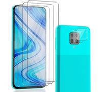 Tempered Glass For Xiaomi Note 9 Pro, Note 9 Pro Screen Protector 3 Pieces And Note 9 Pro Lens Glass Protector 2 Pieces. 9h Hardness, Hd Glass For Note 9 Pro