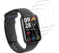 Tempered Glass For Xiaomi Smart Band 8 Pro Protection Screen, [4 Pieces] 9h Hardness Tempered Glass, Bubble-Free/High Definition Glass Screen Protector For Xiaomi Smart Band 8 Pro