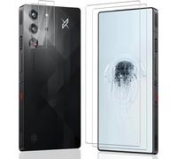 Tempered Glass For Zte Nubia Red Magic 10 Pro/10 Pro+, 2 Pieces Screen Protectors And 2 Pieces Camera Lens Protector. 9h Hardness Anti-Scratch Hd Transparent Protection Glass