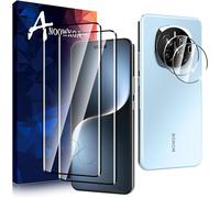 Tempered Glass Honor Magic 7 Pro/Honor Magic7 Pro 5g Transparent Screen Protector Film With Rear Camera Protector Bubble-Free 2+2 Pieces Easy To Install