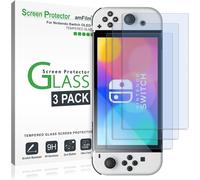 Tempered Glass Protection For Nintendo Switch Oled Model 2021 (3 Pieces),Screen Protector For Nintendo Switch Oled
