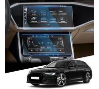 Tempered Glass Screen Protector For A*Udi A6/A7 C8 2019-2023 2024 A*Udi A6/A7 Accessory Compatible With 9h Anti-Scratch (Mmi 10.1''climate Forward 8.6'')