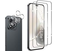 Tempered Glass Screen Protector For Honor 400 Lite 5g, [2 + 2 Pieces] 9h Hardness Ultra Hd Anti-Scratch Screen Protector Film