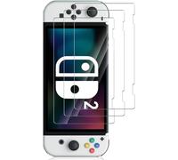 Tempered Glass Screen Protector For Nintendo Switch 2 [3 Pieces] 9h Hardness Tempered Glass, Bubble-Free/High Definition Glass Screen Protector For Nintendo Switch 2