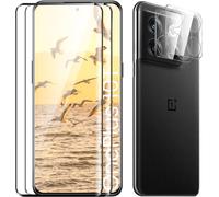 Tempered Glass Screen Protector For Oneplus 10t Full Screen, Edge-To-Edge, Bubble-Free, Anti-Scratch, 3 Pieces Tempered Glass + 2 Piece Camera Screen Protector