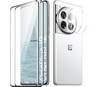 Tempered Glass Screen Protector For Oneplus 12, [Bubble Free] [Ultra Resistant] [Anti-Scratch] 2 Pieces Tempered Glass + 2 Camera Screen Protectors