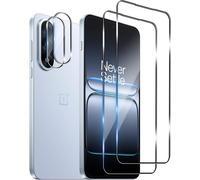 Tempered Glass Screen Protector For Oneplus North 5, 2 Pieces Screen Protectors And 2 Rear Camera Protectors, Bubble-Free, Anti-Scratch, Hd Ultra Clear Hardness, 9h Glass