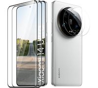 Tempered Glass Screen Protector For Xiaomi 14 Ultra Full Screen, Edge-To-Edge, Bubble-Free, Anti-Scratch, 2 Pieces + 2 Pieces Camera Screen Protector