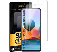 Tempered Glass Screen Protector For Xiaomi Note 10, Note 10s, Note 10 5g, Tempered Glass Screen Protector [2 Units] Ultra Resistant Bubble-Free Tempered Glass 9h Anti-Scratch