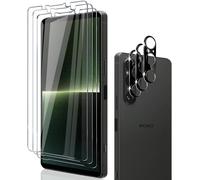 Tempered Glass Screen Protector For Xperia 10 Vi 3 Pieces And Rear Camera Protector 3 Pieces, 9h Hardness, Bubble-Free, Anti-Scratch For Xperia 10 Vi Screen Protector