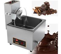 Tempéreuse À Chocolat, Machine De Moulage, De Fusion Et De Moulage De Chocolat, Chauffe-plats En Acier Inoxydable, Vitesse Réglable : 35 À 55 Tr/min, 0 À 85 °C, Avec Four De Fusion