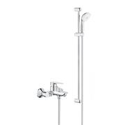 Tempesta 100 ensemble de douche 3 jets + mitigeur monocommande bain/douche, chrome (23914001-28789002)