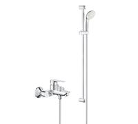 Tempesta 100 ensemble de douche complet 1 jet + mitigeur monocommande bain/douche, chrome (23914001-27925001)