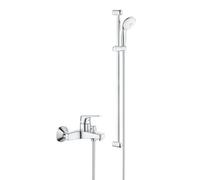 Tempesta 100 ensemble de douche complet 3 jets + mitigeur de baignoire 1/2", chrome (23601000-28789002)
