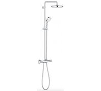GROHE Tempesta Cosmopolitan Ensemble de douche thermostatique avec AquaDimmer et douche de tête 21cm et douchette 10cm chrome 27922001