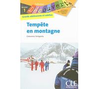 Tempête en montagne - Niveau 1 - Lecture Découverte - Livre