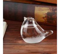 Tempête En Verre Stations Météo - Storm Tempête Pour Les Prévisions Météorologiques | Station Météo Baromètre En Verre En Forme D'oiseau Créative Pour Maison Et Bureau, Cadeau De Noël