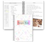 Templatables Carnet de recettes et livre de recettes familial : livre de recettes vierge pour créer et organiser votre propre collection de recettes personnalisées | A5 Mono