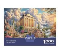 Temple Antique Parmi Les Fleurs 1000 Pièces Puzzle Adultes Paysage Historique Coffret Puzzle Carton Solide - Ultra Dur Couples, Top Noté, Activité Parfaite À La Maison pour Tous 52x38cm/1000pcs
