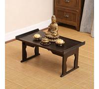 Temple d'autel Bouddhiste Chinois, Table d'autel avec tiroir et Rangement, Support de Statue de Bouddha en Bois, Support de prière Zen Peu encombrant pour la Maison(80 * 44 * 38cm/31.5 * 17.3 * 15in)