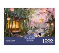 Temple du Bambou de Kyoto Puzzle en Bois Imperméable Puzzles De 1000 Pièces pour Adultes Cadeaux Coloré Jeux Éducatifs
