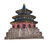 Temple du Ciel Beijing Chine Aimant Réfrigérateur 3D Résine À La Main Artisanat Touristique Voyage Ville Souvenir Collection Lettre Réfrigérateur Autocollant
