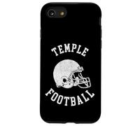 Temple Football Throwback Football Helmet Retro Distressed Coque pour iPhone SE (2020) / 7/8